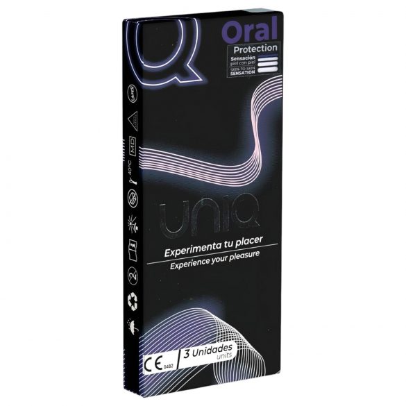 Uniq - preservativi orali senza lattice (3pz)