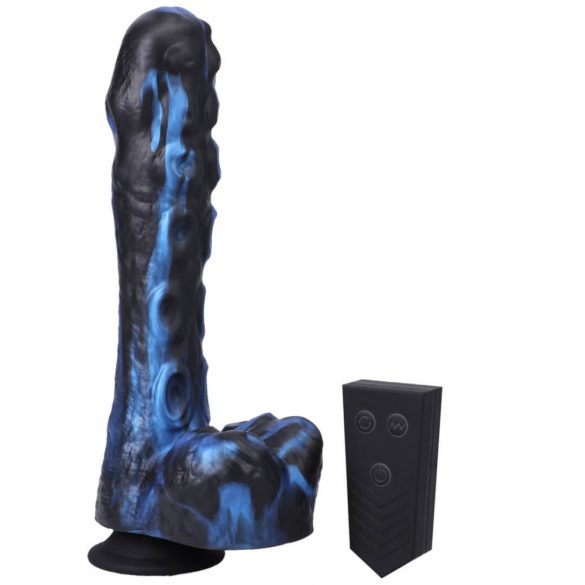 Mini Macchina del Sesso Radiocomandata Intenso - Vibratore a Spinta (Blu) 