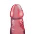 Crystal Jellies - Dildo anale per principianti con base (rosa)