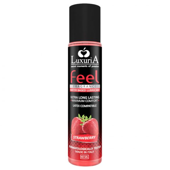 LuxuriA Feel Strawberry - lubrificante a base d'acqua - fragola (60ml)