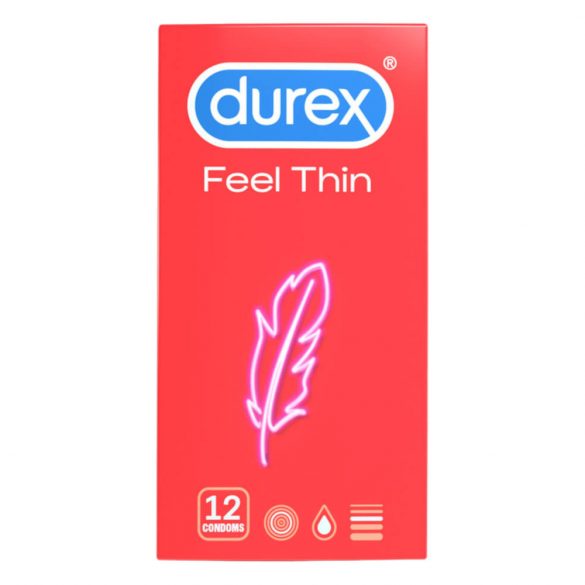 Durex Sensazione Naturale - preservativi ultrassottili (confezione da 12) 