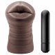 Enlust Krystal - Vibrating Artificial Mouth with AI Images (Brown) 