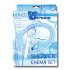 Shower Enema - Set completo per doccia intima in alluminio (argento)