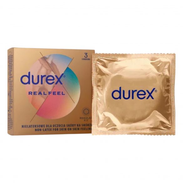 Durex Sensazione Naturale - Profilattici Senza Lattice (3 pezzi) 