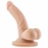 Dott. Skin 4 - Dildo realistico con ventosa e testicoli - colore naturale (12cm) 