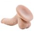 Dott. Skin 4 - Dildo realistico con ventosa e testicoli - colore naturale (12cm) 