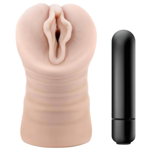 M for Men Ashley - Finta Vagina Vibrante (Naturale)