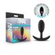 Avventure Anali Platinum M - Dildo Anale con Sfere Interna - Nero (Medio) 