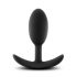 Avventure Anali Platinum M - Dildo Anale con Sfere Interna - Nero (Medio) 