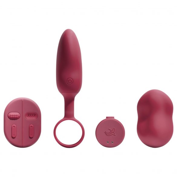 Platanomelón Mobi - Rechargeable, Wireless Vibrator Set - 2 Pieces (Red) 