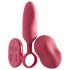 Platanomelón Mobi - Rechargeable, Wireless Vibrator Set - 2 Pieces (Red) 