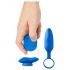 Platanomelón Mobi - Rechargeable, Wireless Vibrator Set - 2 Pieces (Blue) 