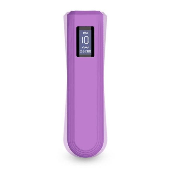 Vibratore a Bastone Digitale Engily Ross Whim - ricaricabile in silicone premium (viola) 