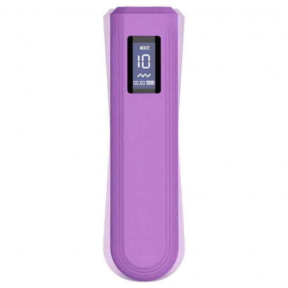 Vibratore a Bastone Digitale Engily Ross Whim - ricaricabile in silicone premium (viola) 