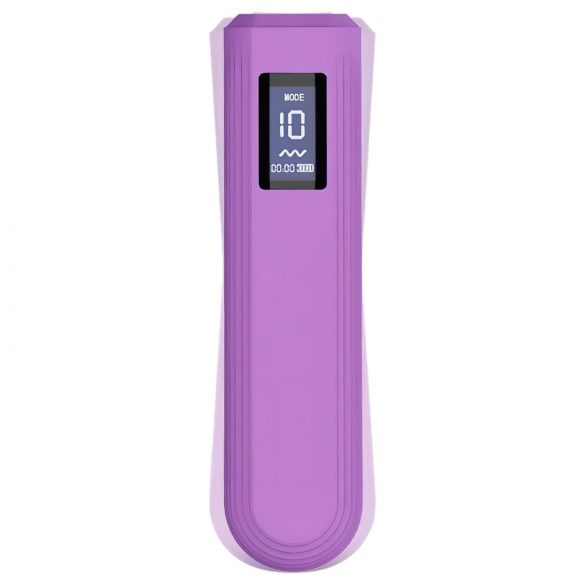 Vibratore a Bastone Digitale Engily Ross Whim - ricaricabile in silicone premium (viola) 