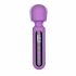 Massaggiatore Vibrante Ricaricabile Whisper Engily Ross con Display Digitale (Viola) 