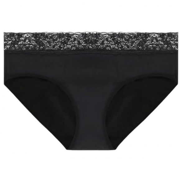 Adalet Natura Super - Slip mestruale nero elegante - M