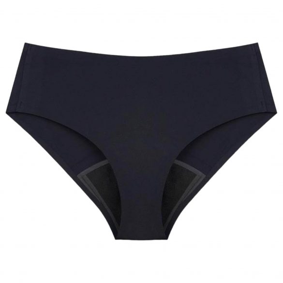 Mutandina Mestruale Sostenibile Ocean High-Waist - Per Flusso Normale (Nera) 