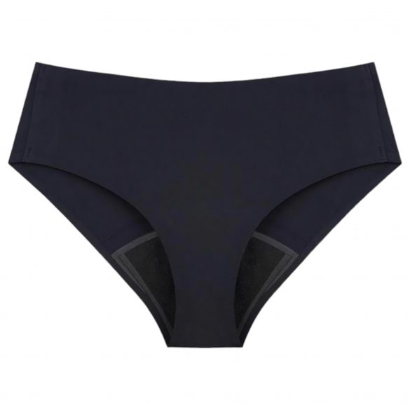 Mutandina Mestruale Sostenibile Ocean High-Waist - Per Flusso Normale (Nera) 