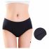 Mutandina Mestruale Sostenibile Ocean High-Waist - Per Flusso Normale (Nera) 