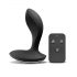 Vibratore prostatico ricaricabile in velluto con telecomando wireless e funzione elettroshock - INTOYOU Herrules (nero) 