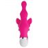 Evolved - Vibratore rosa con perline e stimolatore clitorideo