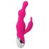 Evolved - Vibratore rosa con perline e stimolatore clitorideo