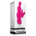 Evolved - Vibratore rosa con perline e stimolatore clitorideo