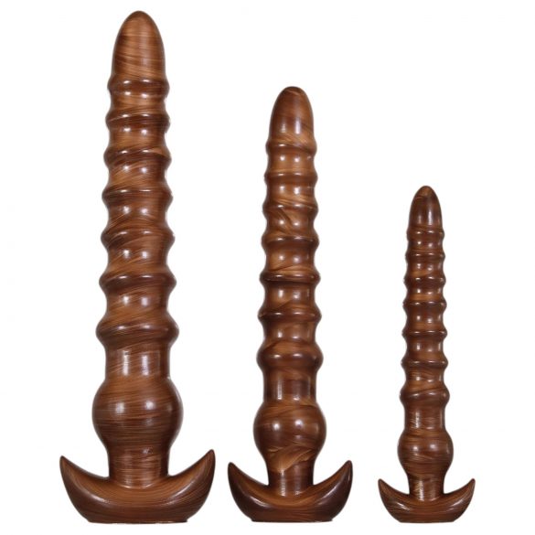 Set Dildo Anale Evolved Amore Contorto (Marrone) 