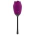 Playboy - vibratore a rosa con lingua impermeabile e ricaricabile (viola)