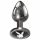 Playboy Tux - Mini Dildo Anale in Metallo (Argento) 