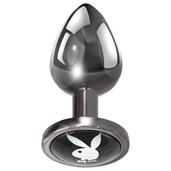 Playboy Tux - plug anale - piccolo (argento)