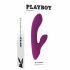 Playboy Bitty Bunny - vibratore con braccio clitorideo ricaricabile (rosa)