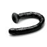 Serpente Anale Realistico Hosed 19 con Ventosa - Dildo Anale (Nero) 