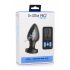 Vibratore Anale Zeus in Velluto con Telecomando Wireless e Funzione E-Stim (Nero) 