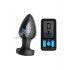 Vibratore Anale Zeus in Velluto con Telecomando Wireless e Funzione E-Stim (Nero) 