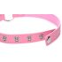 Collare Kinky Kitty con Anello a Testa di Gatto (Rosa) 