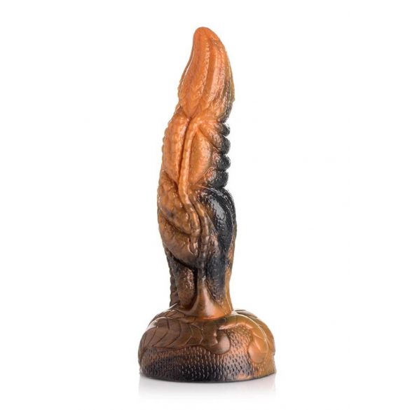 Dildo Texturizzato in Silicone Creature Cocks Ravager - 20cm (Arancione) 