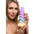 Creature Cocks Mystique - dildo unicorno - 21cm (viola-giallo)