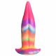 Lingua di Unicorno Fluorescente in Silicone - Dildo 21cm (arcobaleno) 