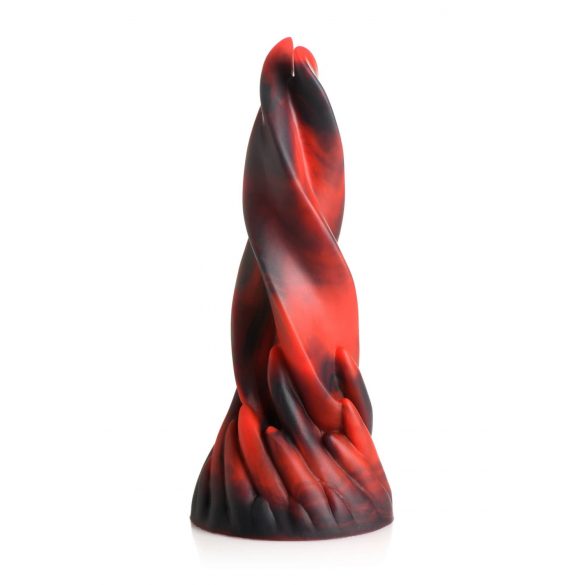 Baci Infernali di Creature Cocks - dildo in silicone contorto - 19cm (rosso) 