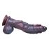 Dildo Silicone Hydra a Tre Teste - 27cm (viola) 