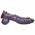 Dildo Silicone Hydra a Tre Teste - 27cm (viola) 