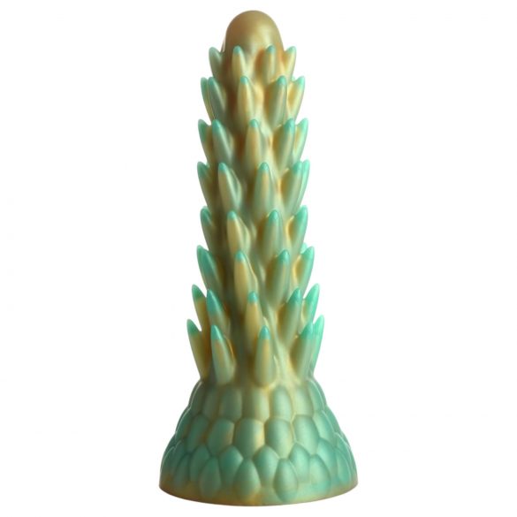 Cazzi Creatura Stegosaurus - dildo in silicone spinoso - 20cm (verde) 