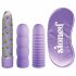 Set Vibrante Bonga Bunga - Kit di 4 pezzi in colore viola 