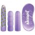 Set Vibrante Bonga Bunga - Kit di 4 pezzi in colore viola 