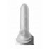 Fat Boy Micro Costolato - Guaina Pene (15cm) - Bianco Latte 