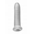 Guaina per Pene Fat Boy Micro-Costolata (17 cm) - Bianco Latte 