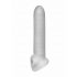 Guaina per Pene Microcostolata Fat Boy (19cm) - Color Latte 