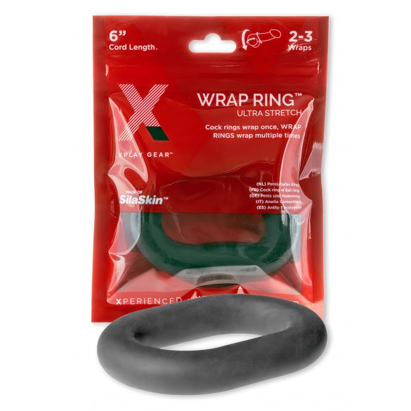 Perfect Fit Ultra Wrap 6 - anello fallico spesso - nero (15 cm)